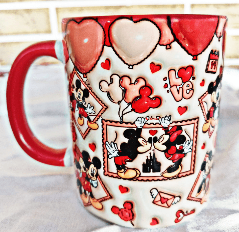 Sevgiler günü özel Baskı içi ve Kulpu Renkli Kupa