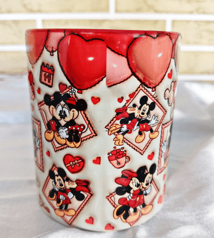 Sevgiler günü özel Baskı içi ve Kulpu Renkli Kupa