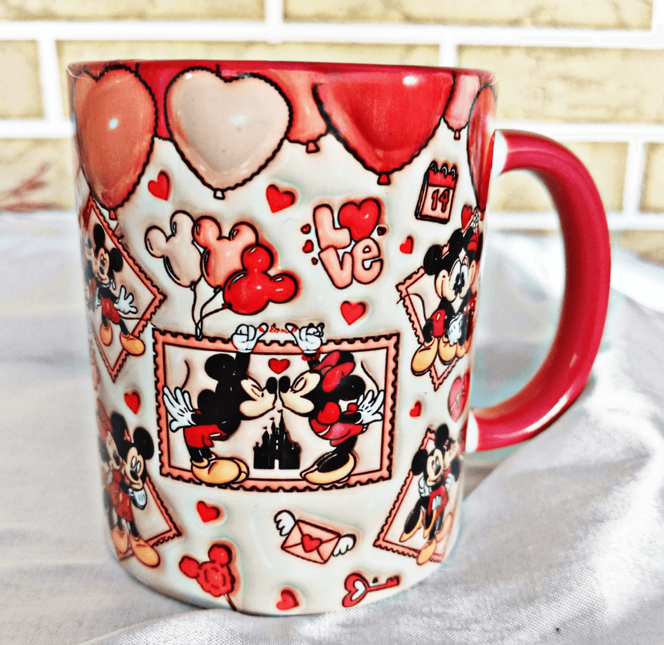 Sevgiler günü özel Baskı içi ve Kulpu Renkli Kupa