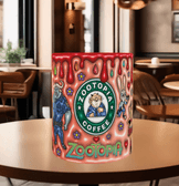 Zootropolis Baskı içi ve Kulpu Renkli Kupa