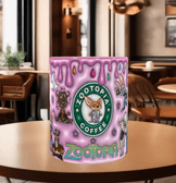 Zootropolis Baskı içi ve Kulpu Renkli Kupa
