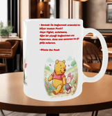 Winnie Baskı içi ve Kulpu Renkli Kupa