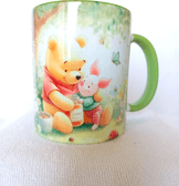 Winnie Baskı içi ve Kulpu Renkli Kupa