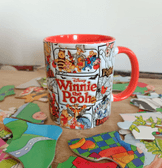 Winnie Baskı içi ve Kulpu Renkli Kupa