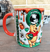 Winnie Baskı içi ve Kulpu Renkli Kupa