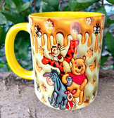 Winnie Baskı içi ve Kulpu Renkli Kupa