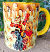 Winnie Baskı içi ve Kulpu Renkli Kupa