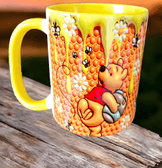 Winnie Baskı içi ve Kulpu Renkli Kupa