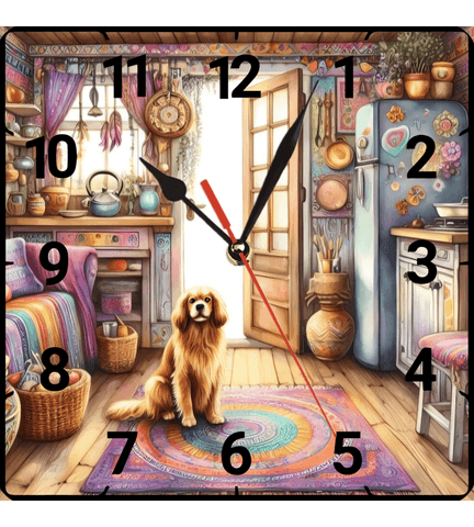 Sevimli dost vintage baskı metal hediyelim dekoratif kaliteli duvar saati