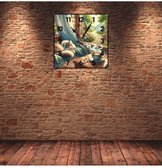 Kahve ve kedi vintage baskı metal hediyelim dekoratif kaliteli duvar saati