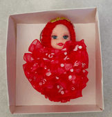 silikon tüllü kırmızı bebek lüks anahtarlık çanta aksesuar