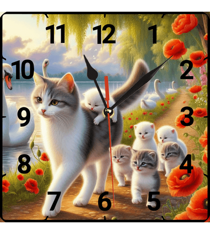 Aile saadeti vintage baskı metal hediyelim dekoratif kaliteli duvar saati