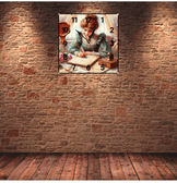 Son mektup vintage baskı metal hediyelim dekoratif kaliteli duvar saati