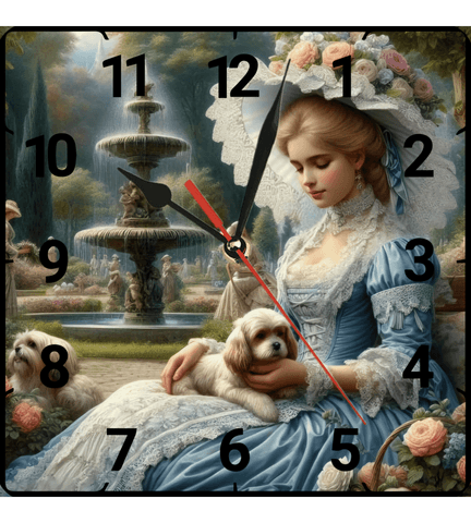 Huzur vintage baskı metal hediyelim dekoratif kaliteli duvar saati