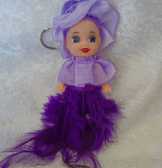 silikon mor tüğlü bebek lüks anahtarlık çanta aksesuar