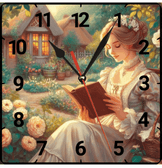 Huzur vintage baskı metal hediyelim dekoratif kaliteli duvar saati