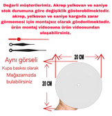Osmanlı arması baskı metal duvar saati hediyelik ev dekorasyon