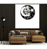 Mustafa Kemal ATATÜRK baskı metal duvar saati hediyelik ev dekorasyon