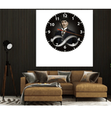 Mustafa kemal ATATÜRK baskı metal duvar saati hediyelik ev dekorasyon