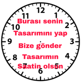 Kendin tasarla kişiselleştirilebilir baskı metal duvar saati hediyelik ev dekorasyon