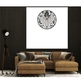 Motor tutkunlarına özel baskı metal duvar saati hediyelik ev dekorasyon