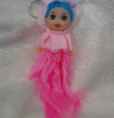 silikon pembe tüğlü bebek lüks anahtarlık çanta aksesuar