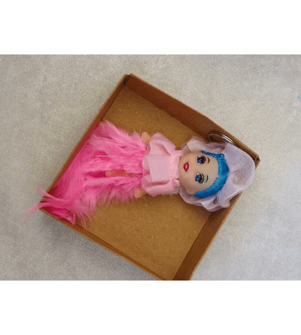 silikon pembe tüğlü bebek lüks anahtarlık çanta aksesuar