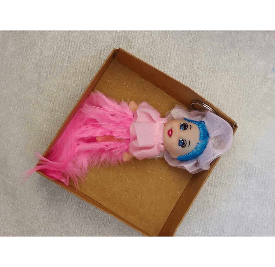 silikon pembe tüğlü bebek lüks anahtarlık çanta aksesuar