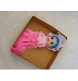 silikon pembe tüğlü bebek lüks anahtarlık çanta aksesuar