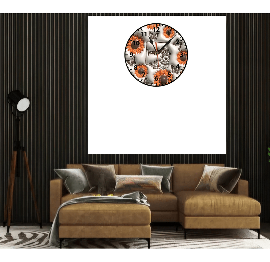 Öğretmen teacher öğretmenler günü baskı metal duvar saati hediyelik ev dekorasyon