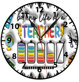 Teacher öğretmen öğretmenler günü baskı metal duvar saati hediyelik ev dekorasyon