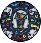 Gamer oyunculara özel baskı metal duvar saati hediyelik ev dekorasyon