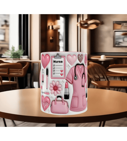 Kişiye özel NURSE HEMŞİRE baskı kaliteli porselen kupa